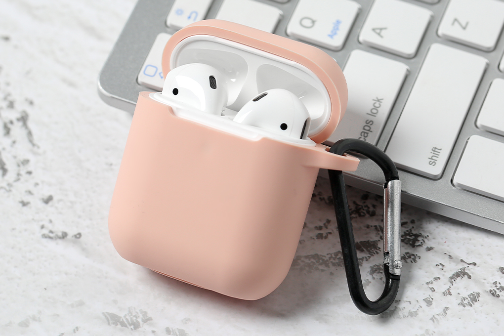 Túi đựng Airpods 1 & 2 Nhựa dẻo OSMIA CK-AP002 Màu Hồng