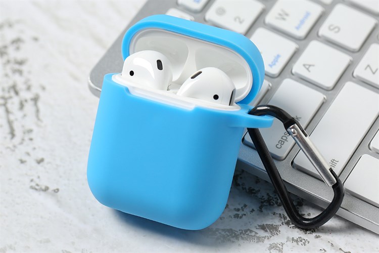 Túi đựng Airpods 1 & 2 Nhựa dẻo OSMIA CK-AP002 Màu Xanh dương nhạt