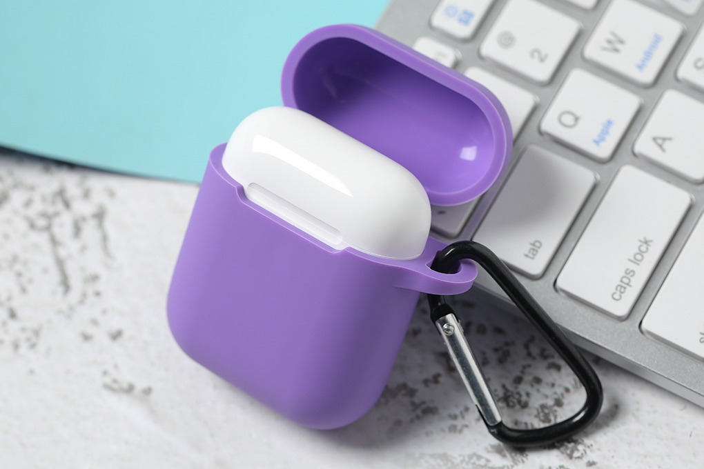 Túi đựng Airpods 1 & 2 Nhựa dẻo OSMIA CK-AP002 Màu Tím