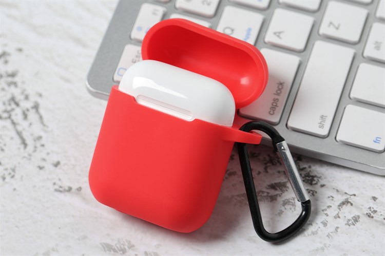 Túi đựng Airpods 1 & 2 Nhựa dẻo OSMIA CK-AP002 Màu Đỏ