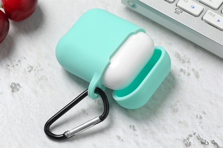 Túi đựng Airpods 1 & 2 Nhựa dẻo OSMIA CK-AP002 Màu Xanh ngọc