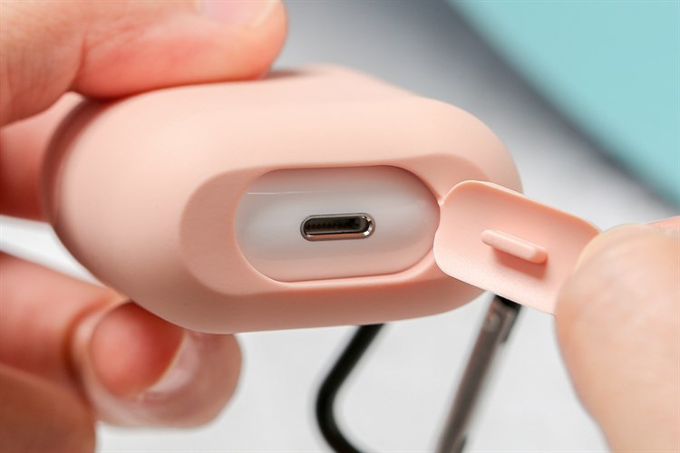 Túi đựng Airpods 1 & 2 Nhựa dẻo OSMIA CK-AP002 Màu Hồng