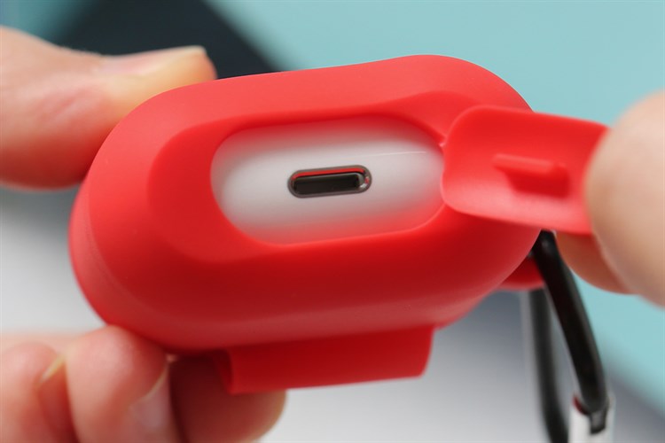 Túi đựng Airpods 1 & 2 Nhựa dẻo OSMIA CK-AP002 Màu Đỏ