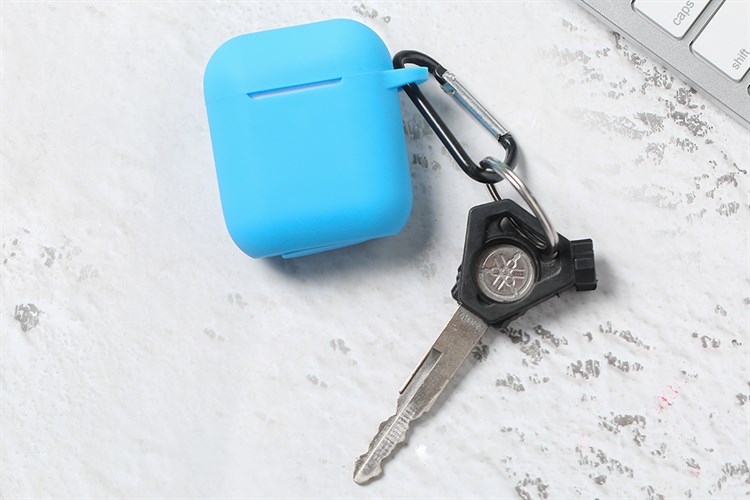 Túi đựng Airpods 1 & 2 Nhựa dẻo OSMIA CK-AP002 Màu Xanh dương nhạt