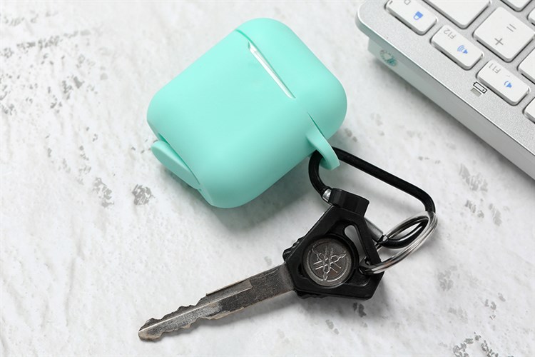 Túi đựng Airpods 1 & 2 Nhựa dẻo OSMIA CK-AP002 Màu Xanh ngọc