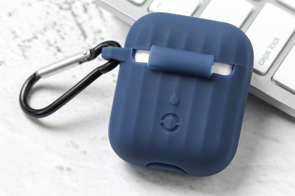 Túi đựng Airpods 1 & 2 nhựa dẻo TPU OSMIA CK-F048 Màu Xanh Navy