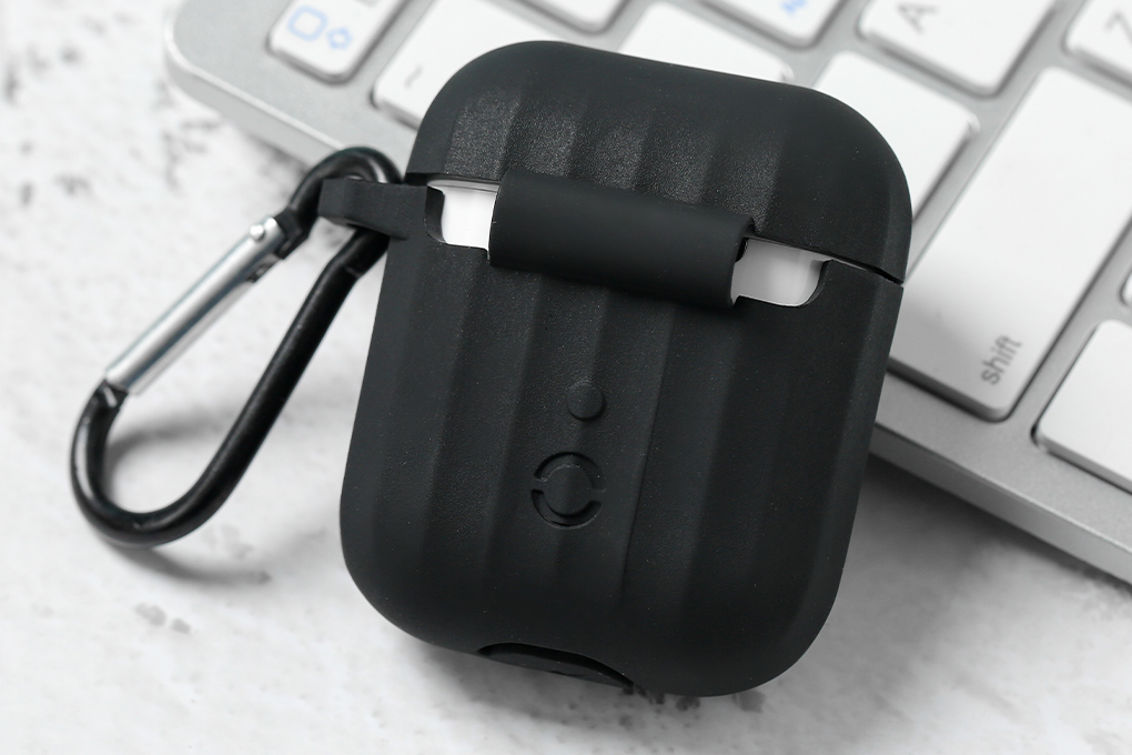 Túi đựng Airpods 1 & 2 nhựa dẻo TPU OSMIA CK-F048 Màu Đen