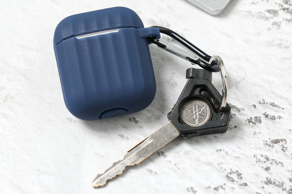Túi đựng Airpods 1 & 2 nhựa dẻo TPU OSMIA CK-F048 Màu Xanh Navy
