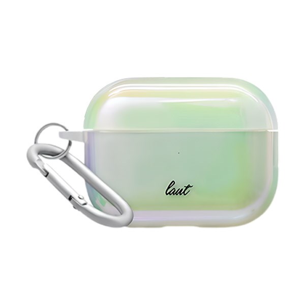 Túi đựng AirPods Pro 2 Nhựa cứng LAUT HOLO Hồng đào nhạt