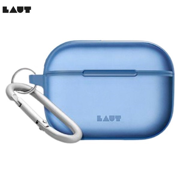 Túi đựng AirPods Pro 2 Nhựa cứng viền dẻo LAUT HUEX PROTECT Xanh đại dương