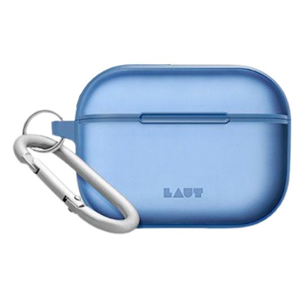 Túi đựng AirPods Pro 2 Nhựa cứng viền dẻo LAUT HUEX PROTECT Xanh đại dương