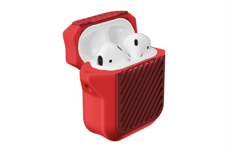Túi đựng AirPods 1 & 2 Nhựa cứng viền dẻo Laut CAPSULE IMPKT Màu Cam đỏ