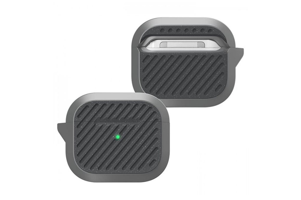 Túi đựng AirPods 3 Nhựa cứng viền dẻo LAUT CAPSULE IMPKT Màu Xám