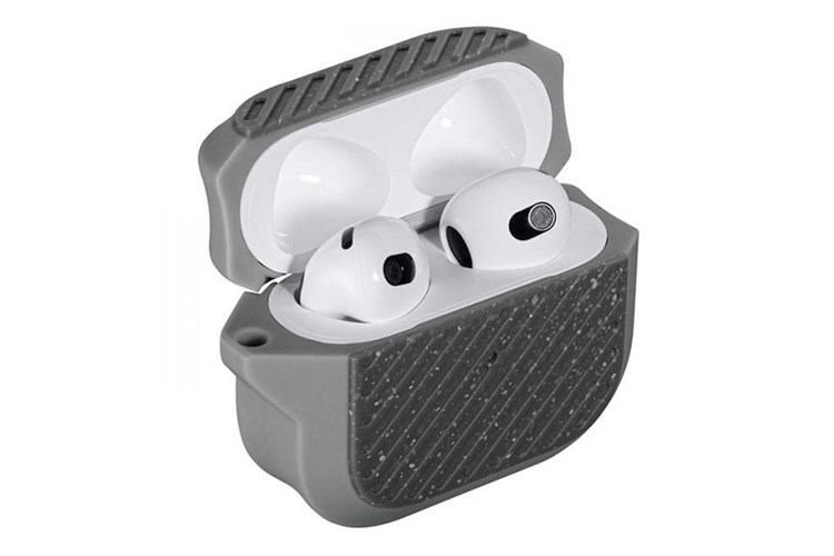 Túi đựng AirPods 3 Nhựa cứng viền dẻo LAUT CAPSULE IMPKT Màu Xám