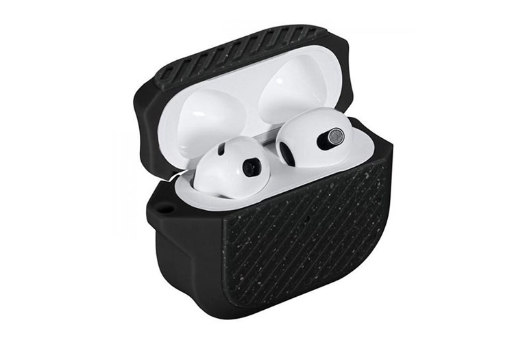 Túi đựng AirPods 3 Nhựa cứng viền dẻo LAUT CAPSULE IMPKT Màu Đen