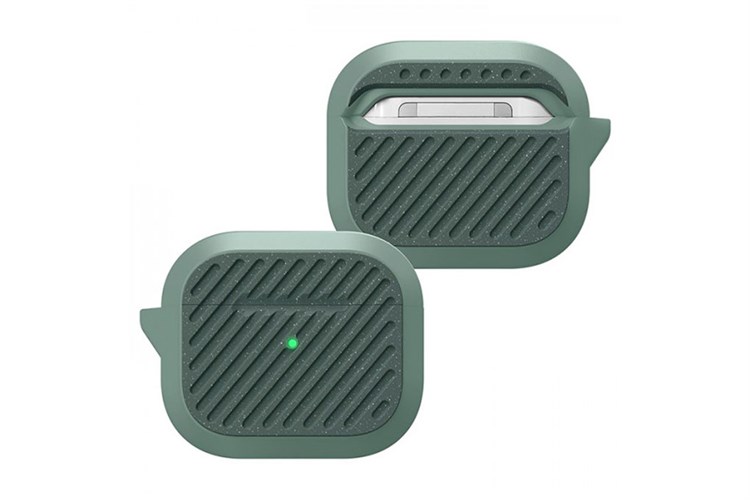 Túi đựng AirPods 3 Nhựa cứng viền dẻo LAUT CAPSULE IMPKT Màu Xanh rêu