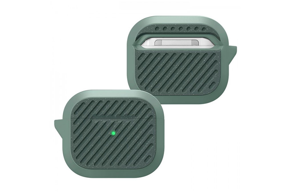 Túi đựng AirPods 3 Nhựa cứng viền dẻo LAUT CAPSULE IMPKT Màu Xanh rêu