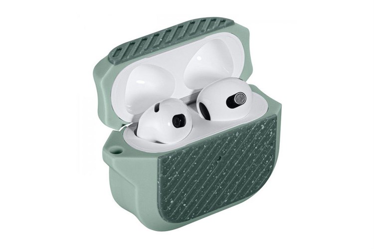 Túi đựng AirPods 3 Nhựa cứng viền dẻo LAUT CAPSULE IMPKT Màu Xanh rêu