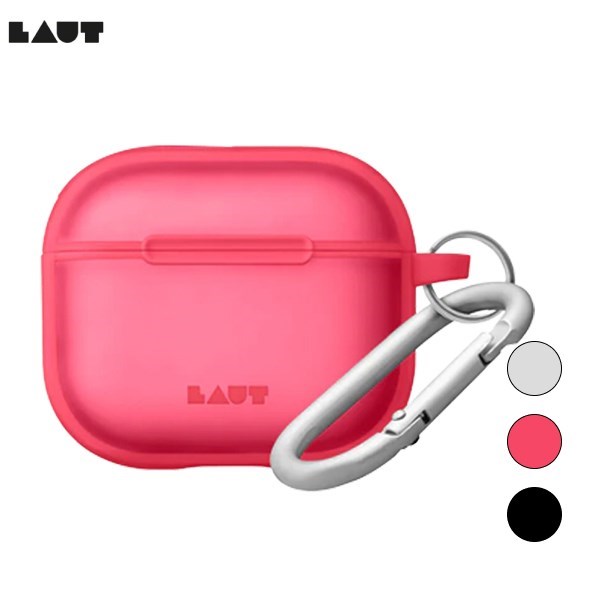 Túi đựng AirPods 3 Nhựa cứng viền dẻo Laut HUEX