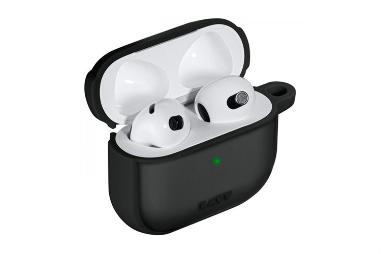 Túi đựng AirPods 3 Nhựa cứng viền dẻo Laut HUEX Màu Đen