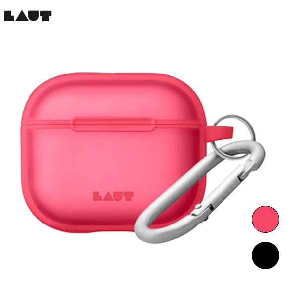 Túi đựng AirPods 3 Nhựa cứng viền dẻo Laut HUEX