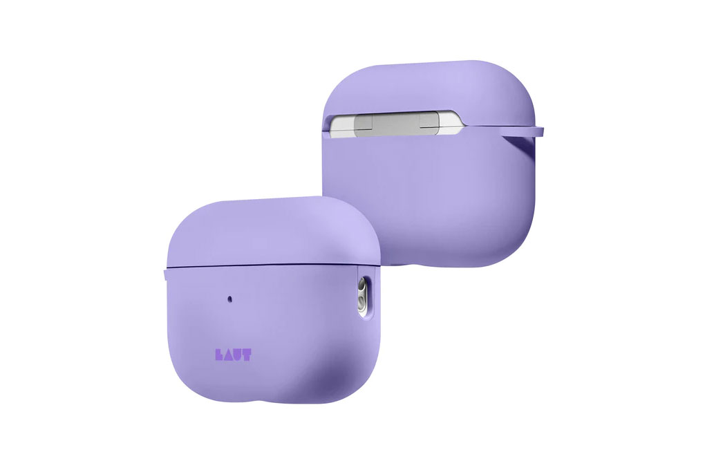 Túi đựng AirPods Pro 2 Nhựa cứng viền dẻo Laut HUEX PASTEL Màu Tím