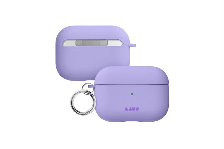 Túi đựng AirPods Pro 2 Nhựa cứng viền dẻo Laut HUEX PASTEL Màu Tím
