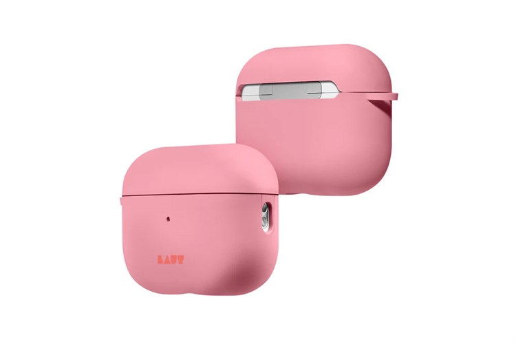 Túi đựng AirPods Pro 2 Nhựa cứng viền dẻo Laut HUEX PASTEL Màu Hồng