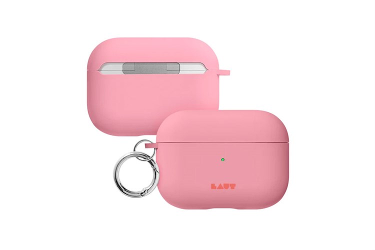 Túi đựng AirPods Pro 2 Nhựa cứng viền dẻo Laut HUEX PASTEL Màu Hồng