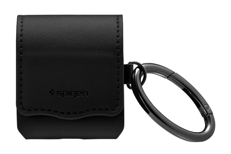 Túi đựng AirPods 1 & 2 Da SPIGEN Valentinus Đen Màu Đen