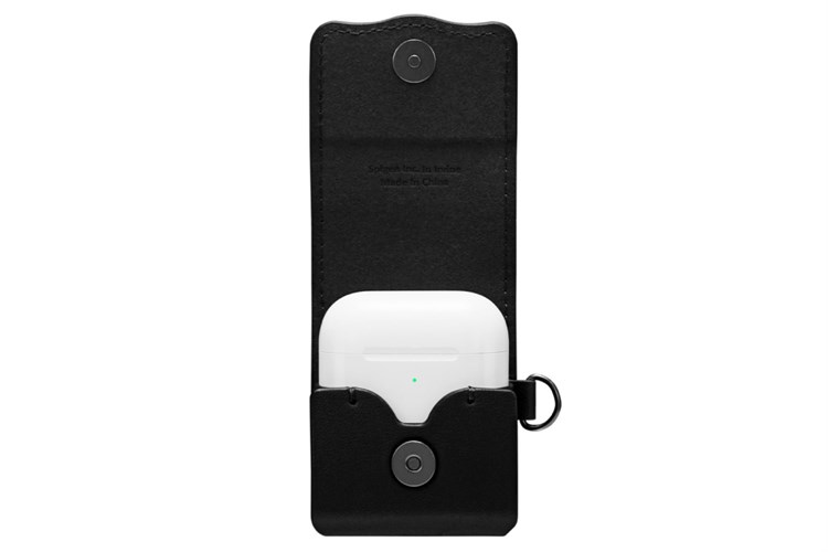 Túi đựng AirPods 1 & 2 Da SPIGEN Valentinus Đen Màu Đen