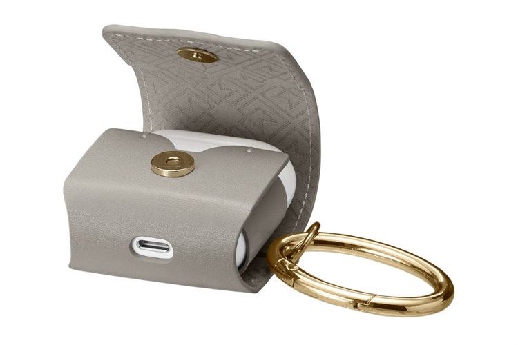 Túi đựng AirPods 1 & 2 Da SPIGEN La Manon Xám Màu Xám