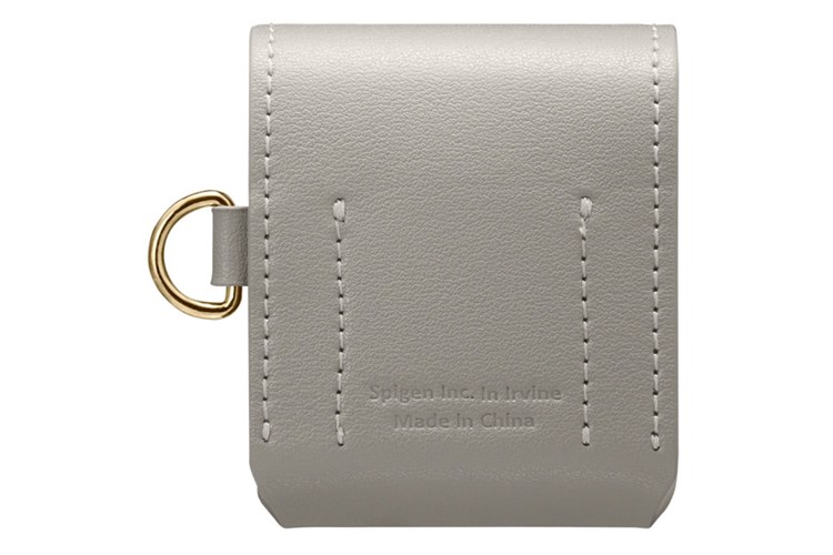 Túi đựng AirPods 1 & 2 Da SPIGEN La Manon Xám Màu Xám