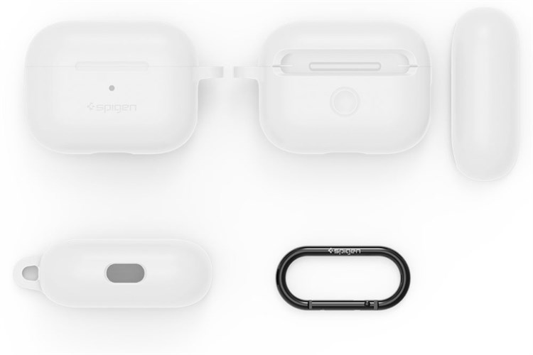 Túi đựng AirPods Pro Silicone SPIGEN Trắng Màu Trắng