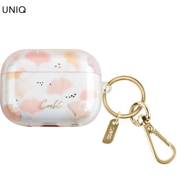 Túi đựng AirPods Pro 2 Silicone UNIQ COEHL MEADOW Liquid Trắng hồng