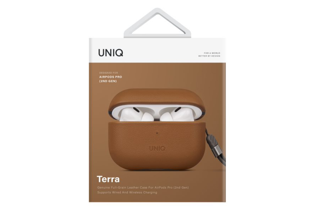 Túi đựng AirPods Pro 2 Da UNIQ TERRA GENUINE Nâu - 3