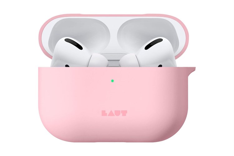 Túi đựng AirPods Pro Nhựa cứng viền dẻo Laut HUEX PASTEL Màu Hồng