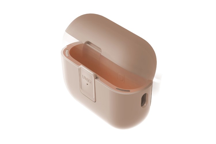 Túi đựng AirPods Pro 2 nhựa PC TPU UniQ Clyde Lock Case Màu Hồng