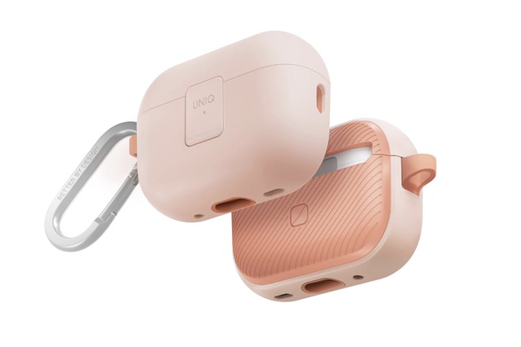 Túi đựng AirPods Pro 2 nhựa PC TPU UniQ Clyde Lock Case Màu Hồng