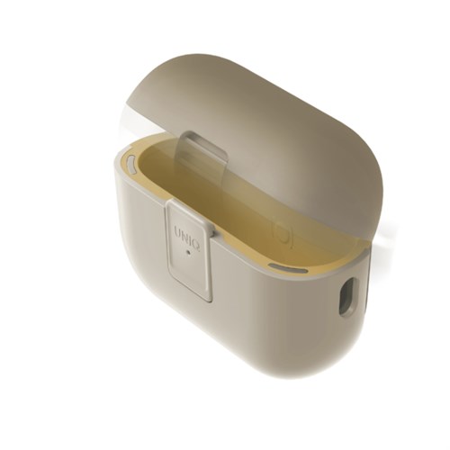 Túi đựng AirPods Pro 2 nhựa PC TPU UniQ Clyde Lock Case Màu Hồng