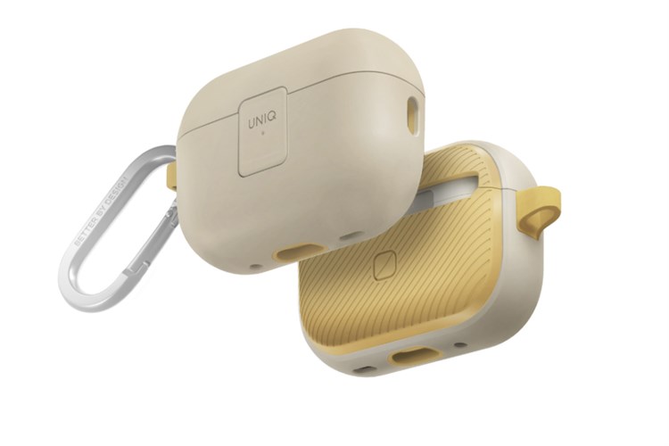 Túi đựng AirPods Pro 2 nhựa PC TPU UniQ Clyde Lock Case Màu vàng