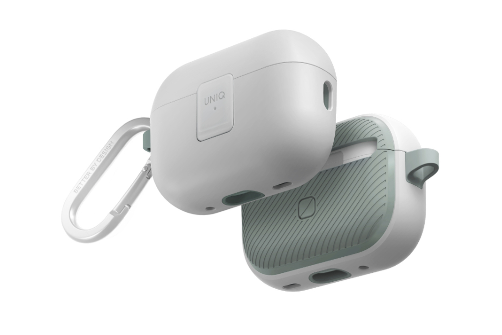 Túi đựng AirPods Pro 2 nhựa PC TPU UniQ Clyde Lock Case Màu Xanh mint