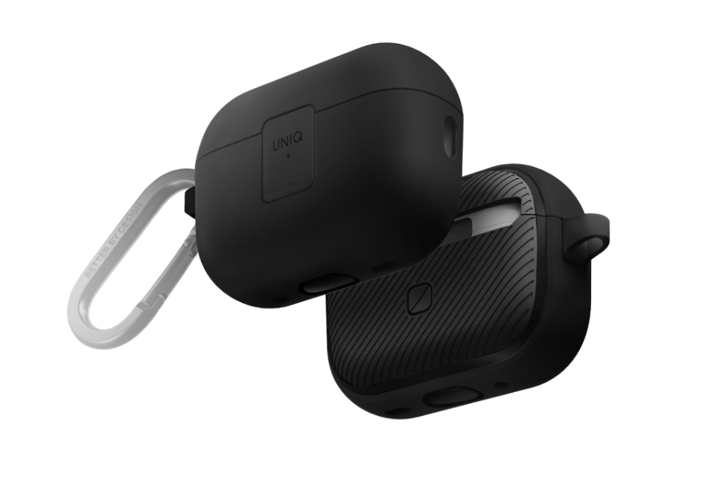 Túi đựng AirPods Pro 2 nhựa PC TPU UniQ Clyde Lock Case Màu Đen