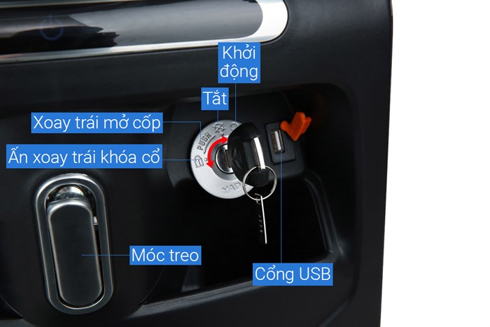 Xe máy điện Yadea G5 Trắng