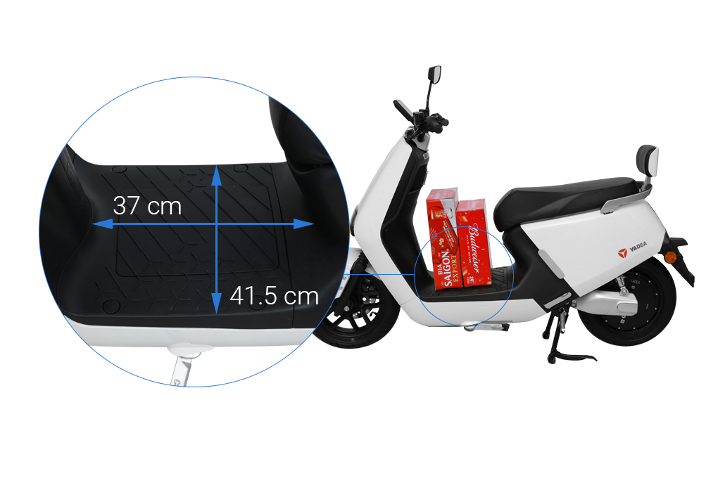 Xe máy điện Yadea G5 Trắng - 16