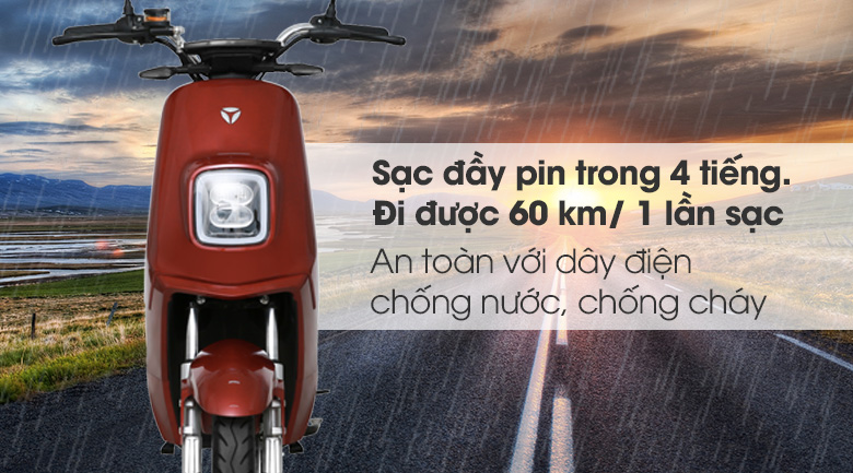 Xe máy điện Yadea E3 Đỏ