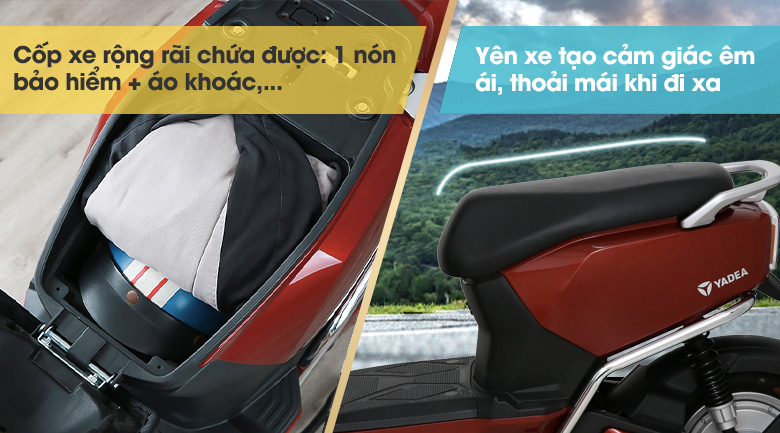 Xe máy điện Yadea E3 Đỏ