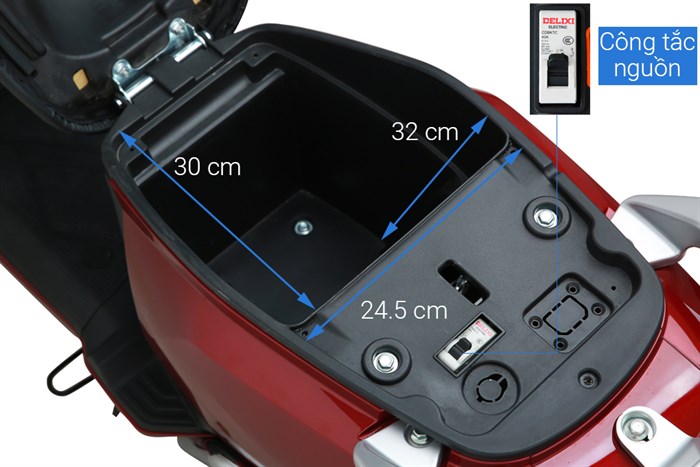 Xe máy điện Yadea E3 Đỏ