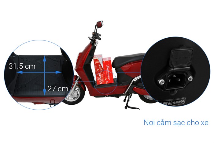 Xe máy điện Yadea E3 Đỏ