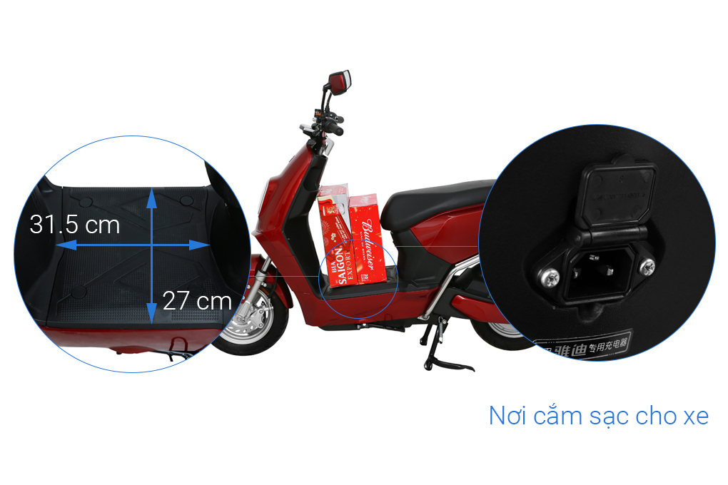 Xe máy điện Yadea E3 Đỏ
